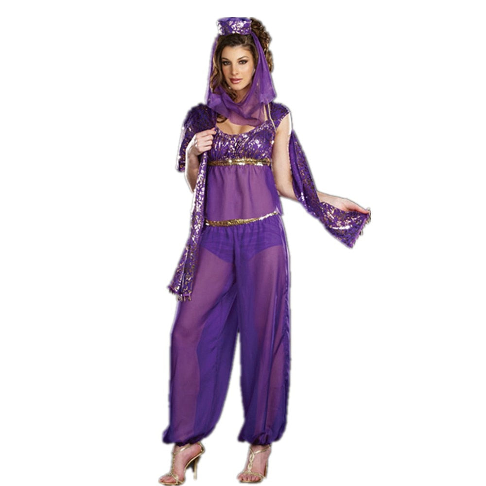 Sexy Genie Costume - Purple / M