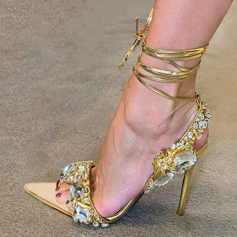 Sexy Gold Shoes