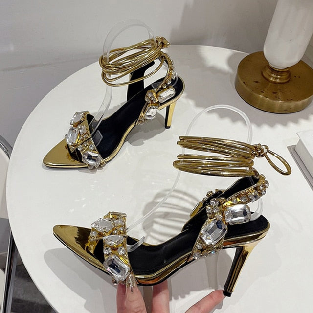 Sexy Gold Shoes