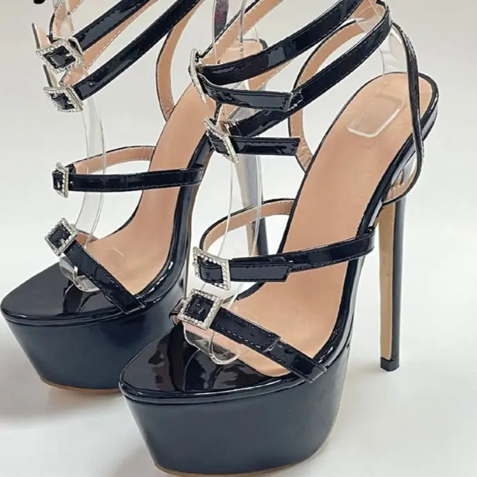 Sexy Heel Shoes - Black / 35