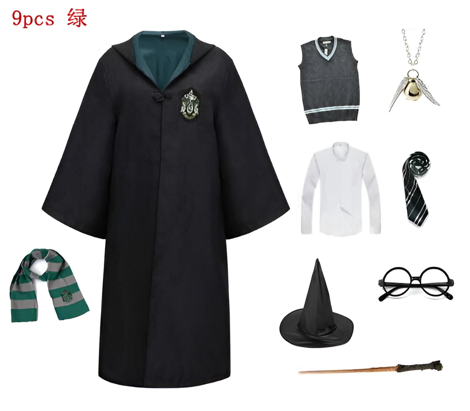 Sexy Hermione Costume - Green / 115