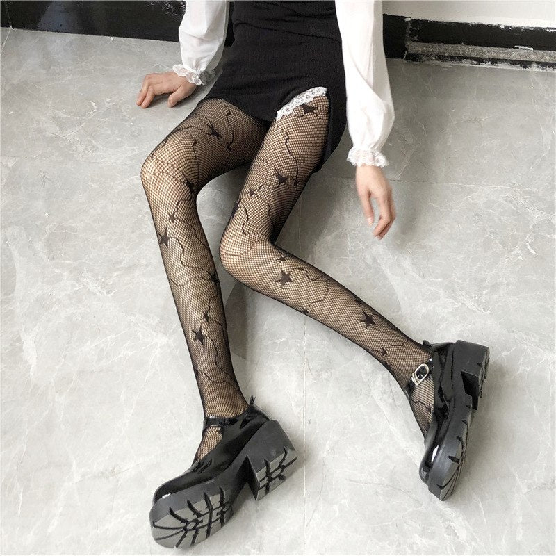 Sexy Moon Star Stockings