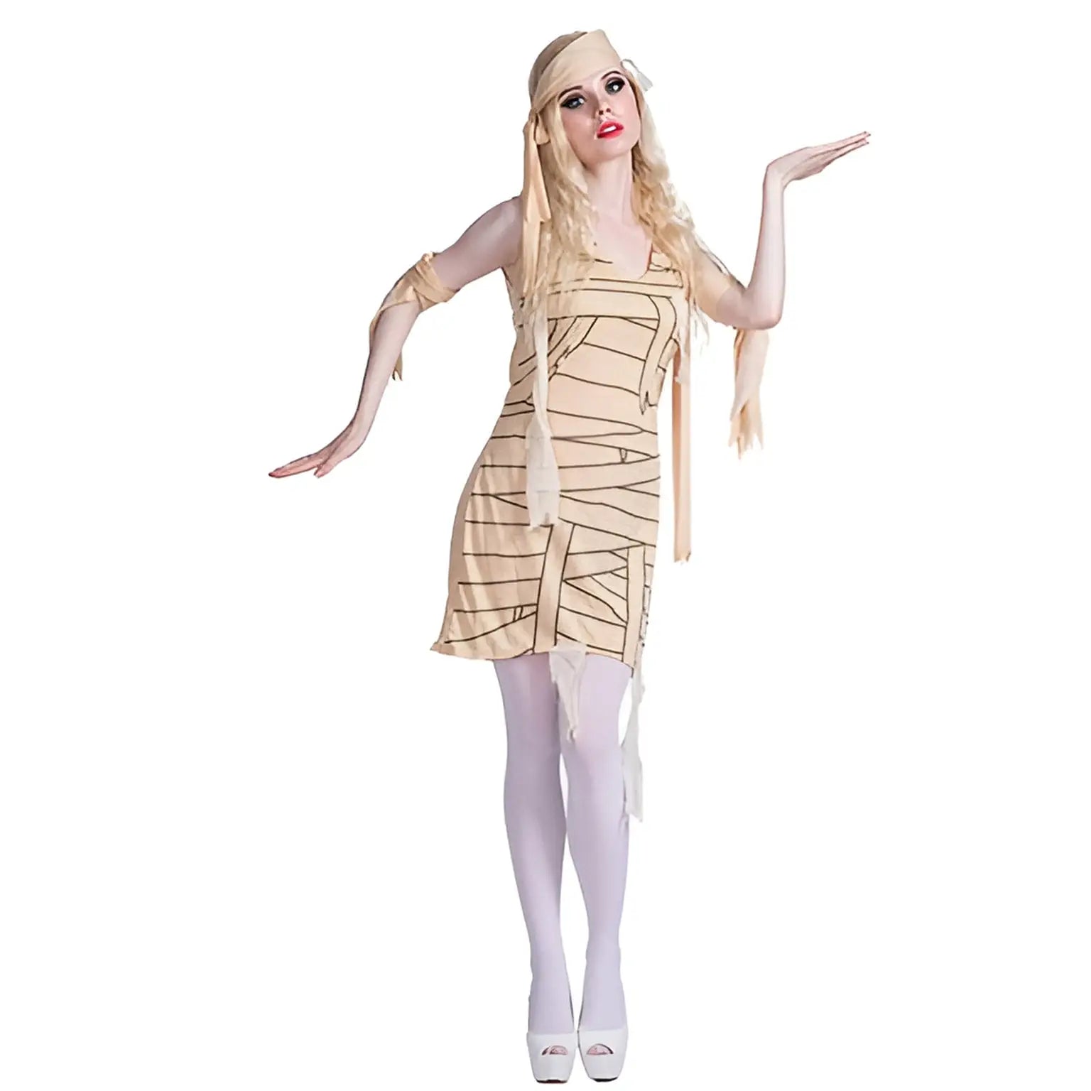 Sexy Mummy Costume - Cream / S