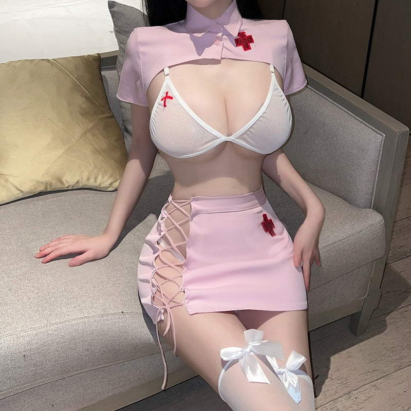 Sexy Nurse And Patient Costume