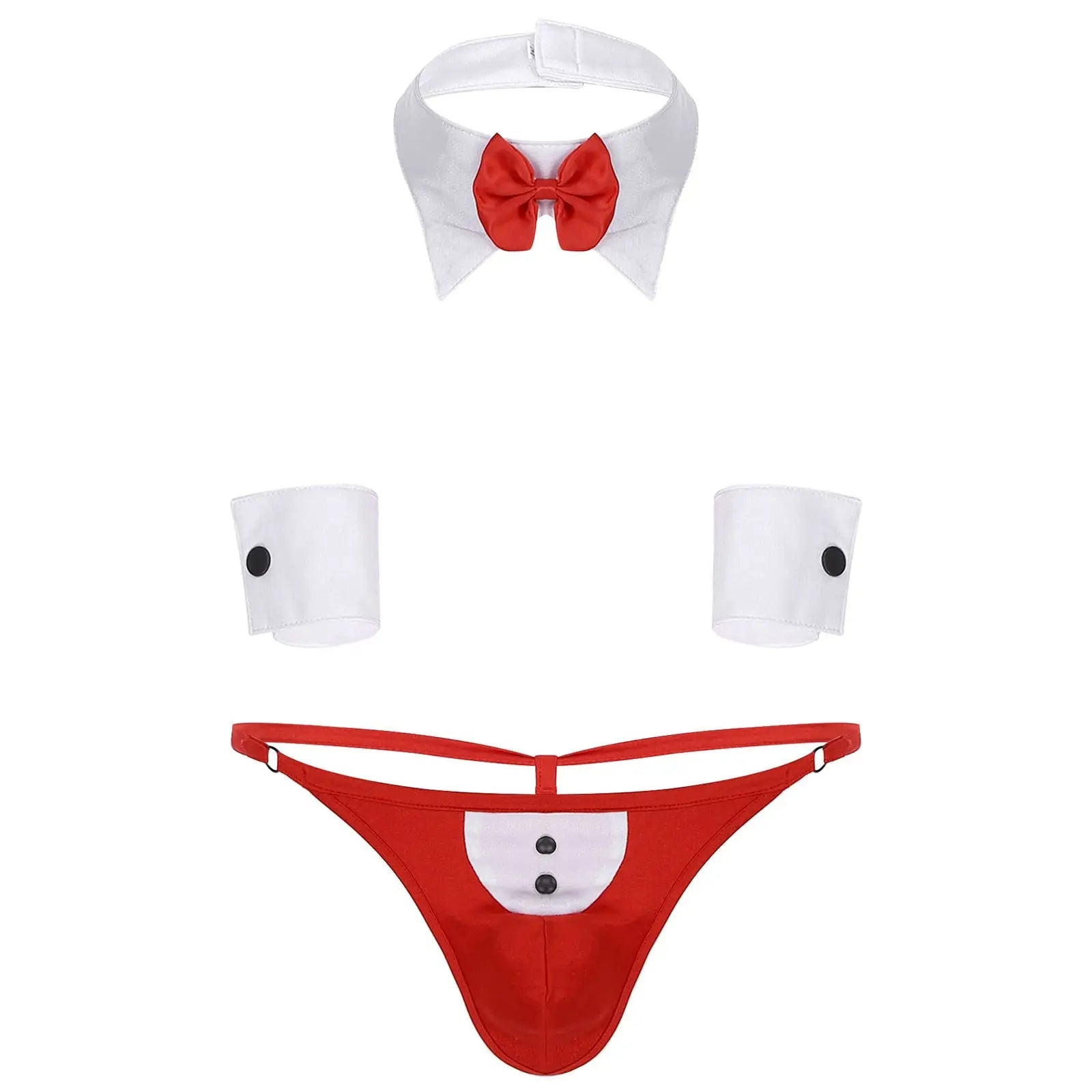 Sexy Nurse Costume For Men - Red / M