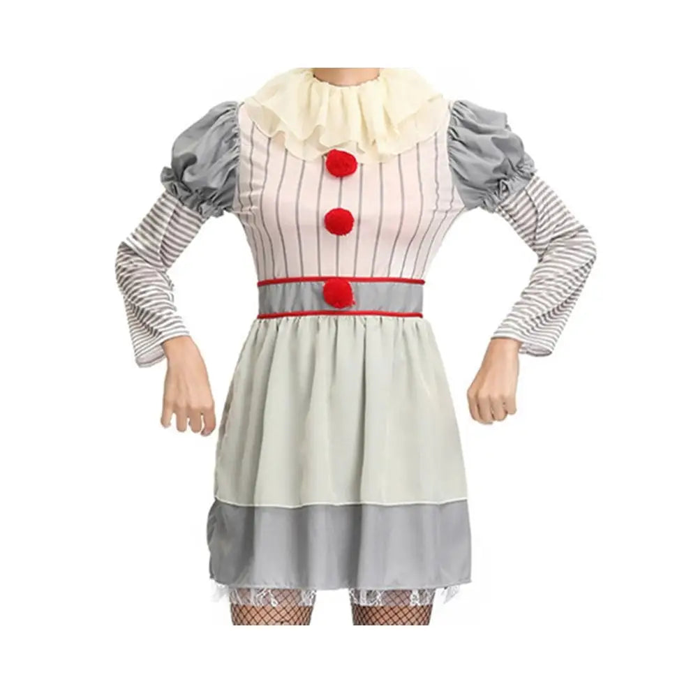 Sexy Pennywise Costume - Gray / M