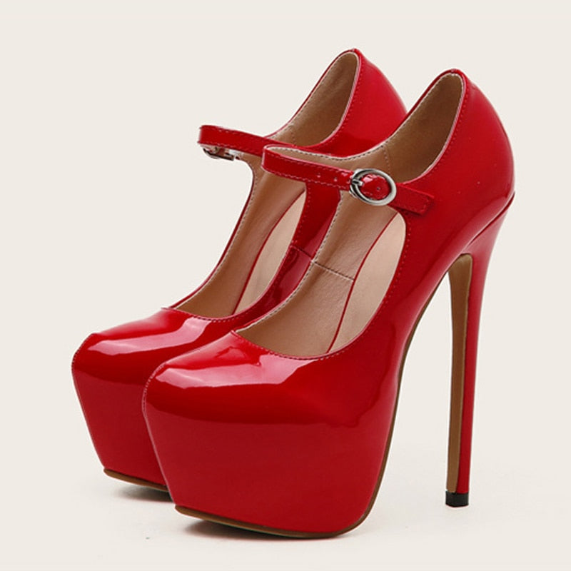 Sexy Red Shoes - Red / 35