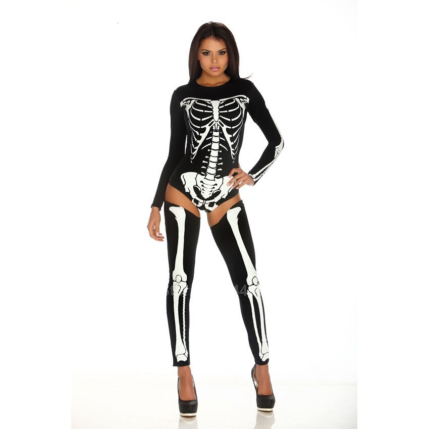 Sexy Skeleton Costume