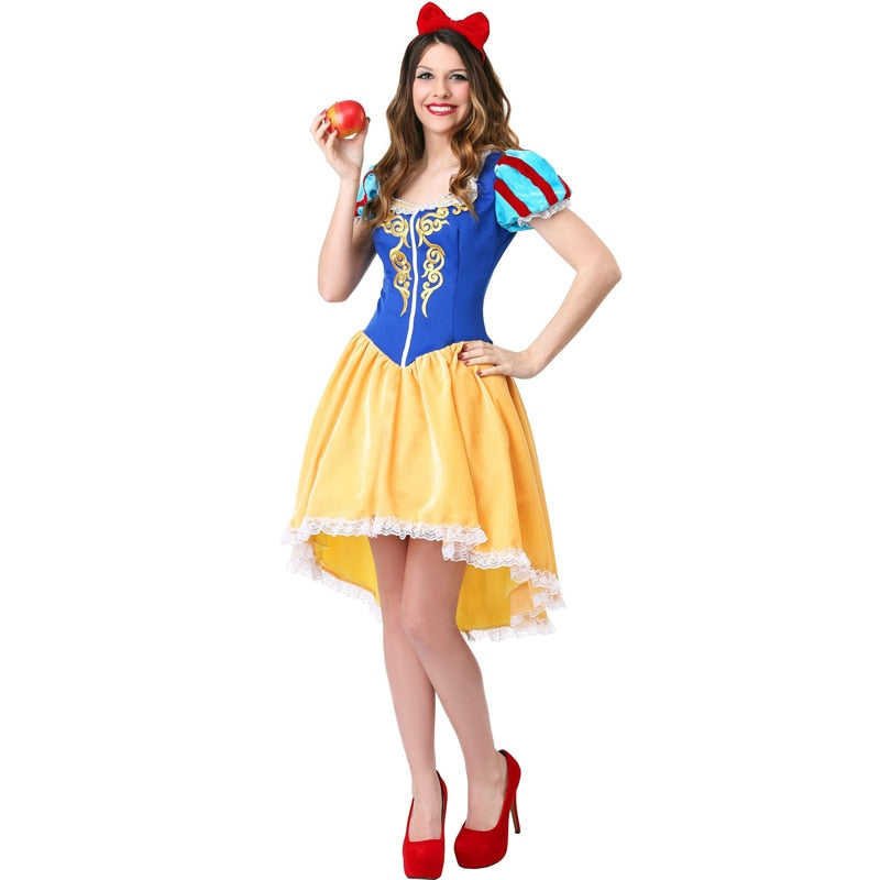 Sexy Snow White Costume - Blue / S