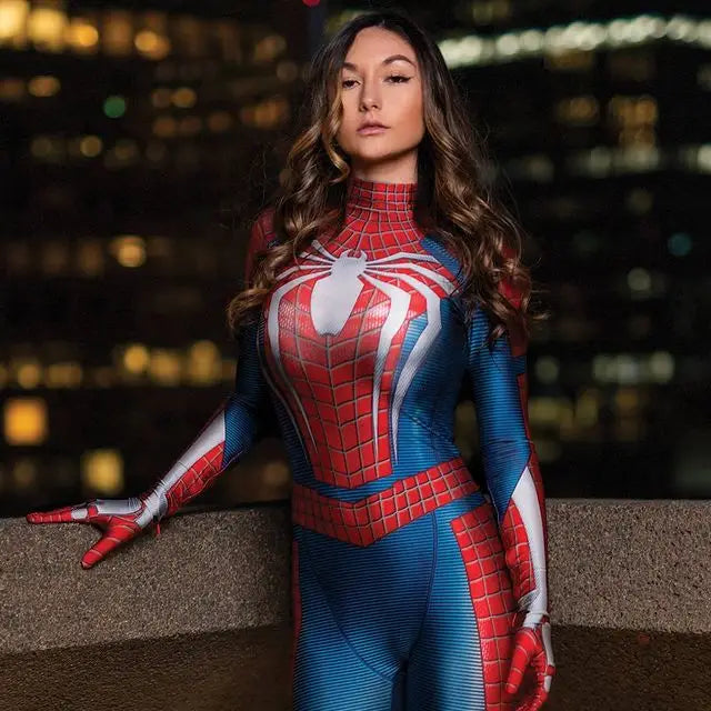 Sexy Spider Costume - Red / XS