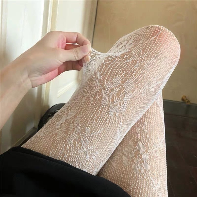 Sexy White Lace Stockings