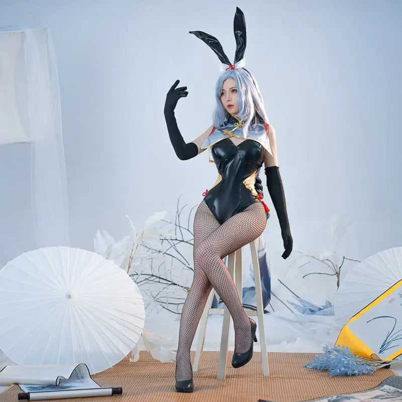 Shenhe Bunny Cosplay