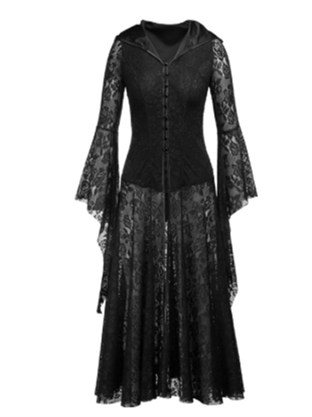 Vampire Costume Female - Black / S