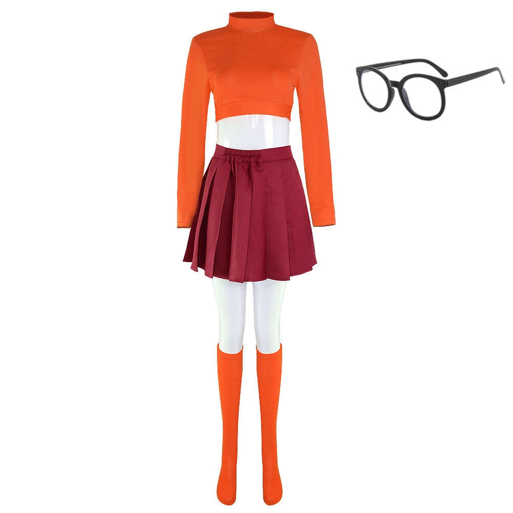 Velma Costume Sexy - Orange / XS