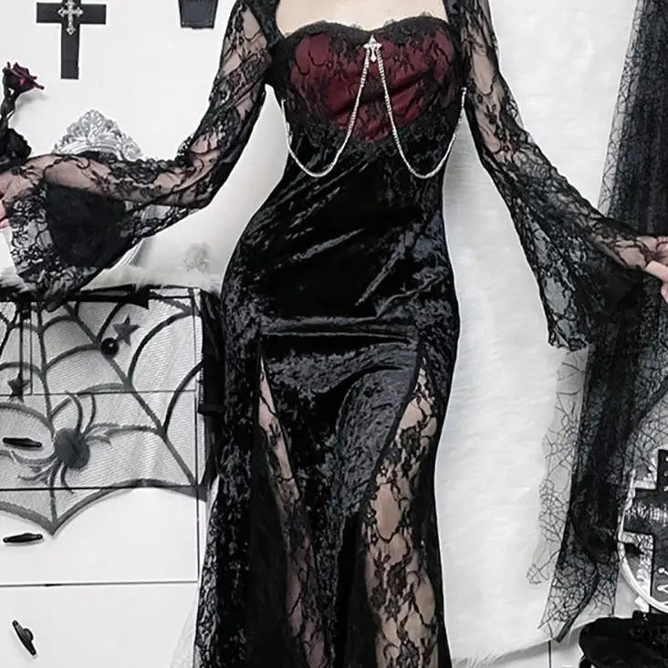 Women’s Vampiress Costume - Black / S