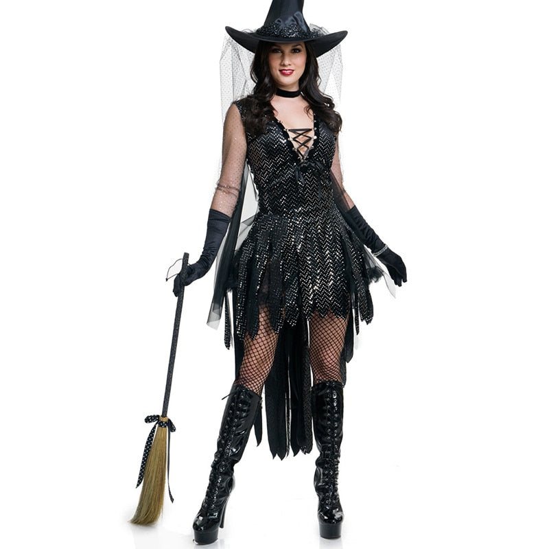 Womens Sexy Witch Costume