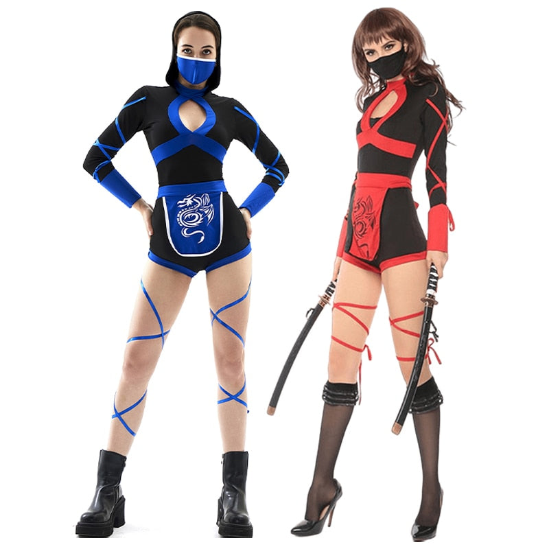 Sexy Blue Ninja Costume