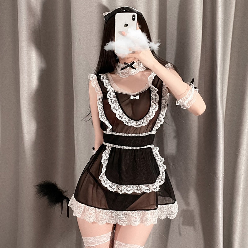See Through Maid Costume